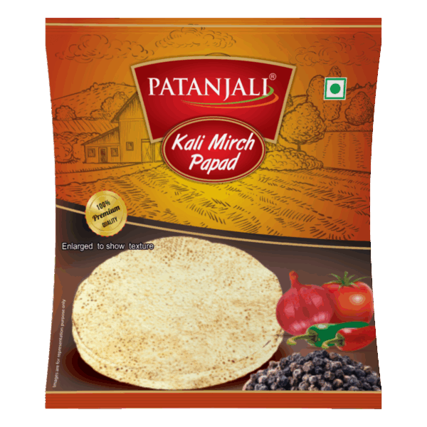 Patanjali kali mirch papad 200g