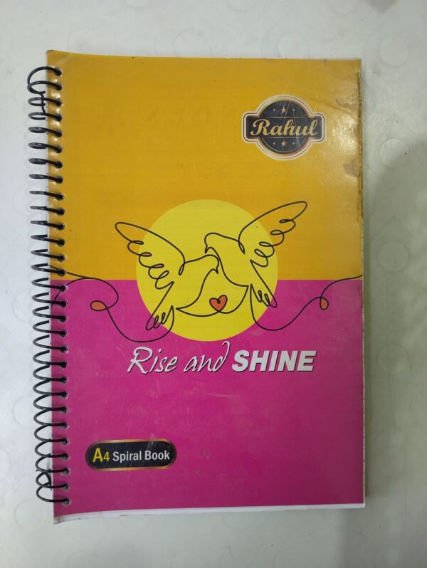 Rahul 5|6|7|8|9 spiral notebook
