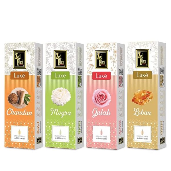 Zed Black Bamboo Less Incense Sticks – Luxe Series